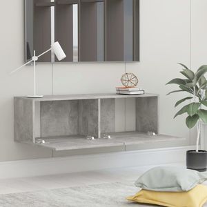 vidaXL Szafka pod TV, szarość betonu, 100x30x30 cm, płyta wiórowa 4
