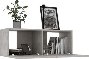 vidaXL Szafka pod TV, szarość betonu, 80x30x30 cm, płyta wiórowa 3