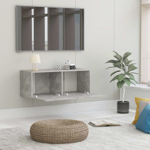 vidaXL Szafka pod TV, szarość betonu, 80x30x30 cm, płyta wiórowa 4