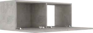 vidaXL Szafka pod TV, szarość betonu, 80x30x30 cm, płyta wiórowa 5