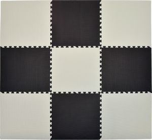 Humbi Humbi Mata piankowa Puzzle piankowe 180 x 180 x 1cm 9 szt. kontrastowa szachownica uniwersalny 1