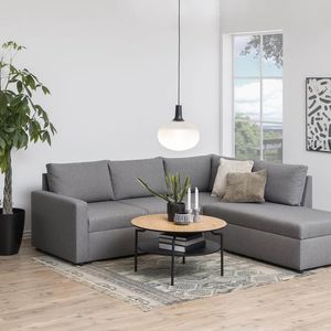 Home4You Kavos staliukas Actona Goldington, ąžuolo/juodos spalvos 2