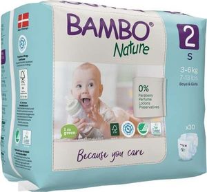 Bambo Pieluszki Nature 2, 3-6 kg, 30 szt. 2