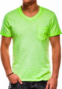 Ombre Koszulka męska S1053 zielona r. XL 1