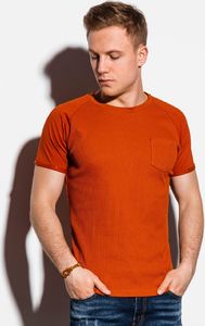 Ombre Koszulka męska S1182 ceglasta r. XXL 3