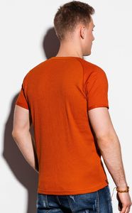 Ombre Koszulka męska S1182 ceglasta r. XXL 5