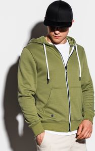 Ombre Bluza męska ciemnozielona r. M (B977) 4