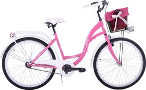 Kozbike Rower miejski damski 2020 28" różowy 1