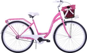 Kozbike Rower miejski K4 28" różowy 1