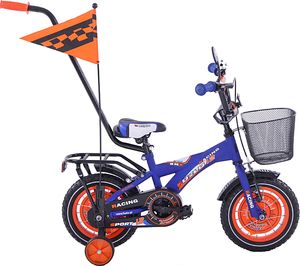 Fuzlu Rower dziecięcy 12 BMX Racing Fuzlu niebiesko-pomarańczowy uniwersalny 1