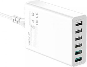 Ładowarka Blitzwolf BW-S15 6x USB-A  (BLZ255WHT) 4