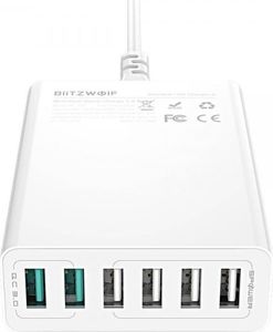 Ładowarka Blitzwolf BW-S15 6x USB-A  (BLZ255WHT) 5