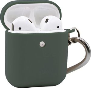 Puro Etui ochronne Green Compostable Eco-friendly do AirPods 1/2 zielone 1