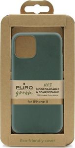 Puro PURO Green Compostable Eco-friendly Cover - Ekologiczne etui iPhone 11 (zielony) 3