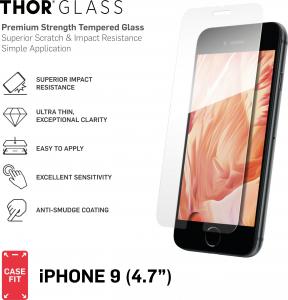 Thor Szkło hartowane Case Fit z aplikatorem do iPhone SE 2020 2