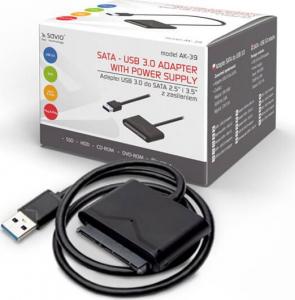 Kieszeń Savio 3.5" SATA - USB 3.0 (AK-39) 4