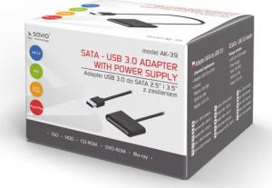 Kieszeń Savio 3.5" SATA - USB 3.0 (AK-39) 6