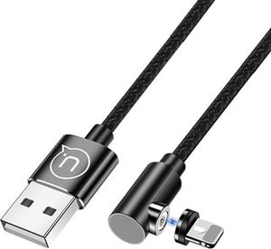Kabel USB Usams USB-A - Lightning 1 m Czarny (63288) 1