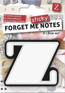 IF Forget me sticky notes kart samoprzylepne litera Z 1