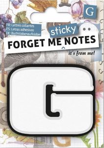 IF Forget me sticky notes kart samoprzylepne litera G 1
