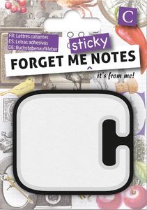 IF Forget me sticky notes kart samoprzylepne litera C 1