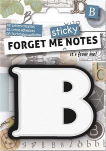 IF Forget me sticky notes kart samoprzylepne litera B 1