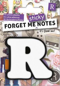 IF Forget me sticky notes kart samoprzylepne litera R 1