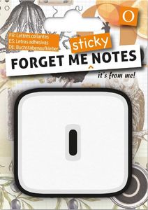 IF Forget me sticky notes kart samoprzylepne litera O 1