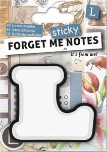 IF Forget me sticky notes kart samoprzylepne litera L 1