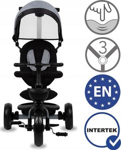 Kidwell Rowerek trójkołowy AXEL szary Titanium Grey kidwell 7