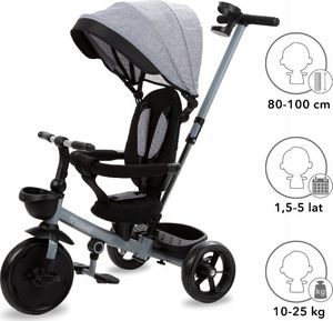 Kidwell Rowerek trójkołowy AXEL szary Titanium Grey kidwell 8