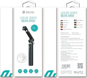 Selfie stick TelForceOne Devia selfieStick Leisure 3,5mm czarny 5