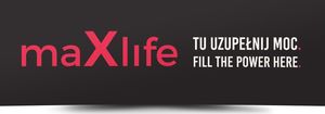 TelForceOne Naklejka Maxlife na ladę 50x15cm PL 1