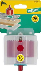 Wolfcraft Otwornica BiM 76 mm Wolfcraft - kompletna 2