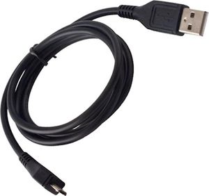 Kabel USB Forever USB-A - 0.25 m Czarny 1