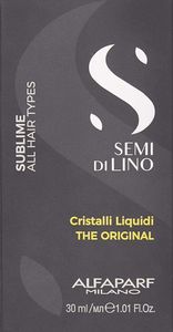 Alfaparf Spindesio suteikiantis plaukų aliejus Alfaparf Milano Semi Di Lino Sublime Cristalli Liquidi 30 ml 3