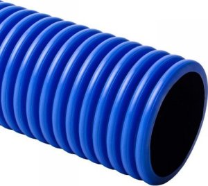 TT Plast Rura osłonowa karbowana TT Plast dwuścienna 75/50M RODK niebieska (DVR) 10603 1