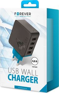 Ładowarka Forever TC-04 4x USB-A 4.8 A (67987) 2