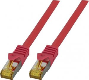 EFB EFB Patchkabel Cat6a S/FTP LSZH mit Cat7 Rohkabel 30m ROT 10 Gigabit Ethernet 600MHz 4x2xAWG26/7 Flammwidrig Raucharm 1