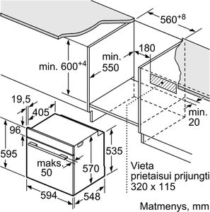 Piekarnik Bosch HBT517CS0S 5