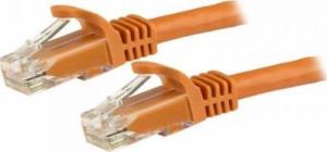 StarTech STARTECH.COM 7,5m CAT6 Kabel - orangenes CAT6-Patchkabel - Snagless-RJ45 - 24 AWG Kupferdraht - LAN - Ethernet N6PATC750CMOR 1