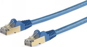 StarTech STARTECH.COM 10m CAT6a-Ethernet-Kabel - Blau - RJ45-Ethernet-Kabel - Snagless - STP-Kabel - Kupfer - 10-Gbit Netzwerkkabel 1