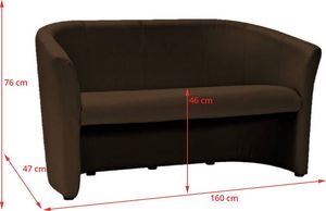 Signal Sofa Meble Tm-3, czarny 3