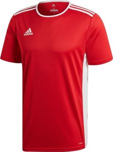 Adidas Koszulka dla dzieci adidas Entrada 18 Jersey Junior czerwona CF1038 116cm (53735-2143) - 53735-2143 1