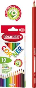 Fibracolor Kredki Corner 12 kolorów (372939) 1