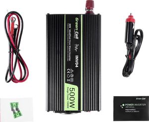 Przetwornica Green Cell 24V do 230V 500W/1000W 3