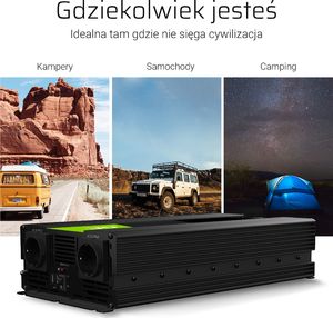 Przetwornica Green Cell 24V/230V 3000W 2