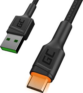 Kabel USB Green Cell USB-A - microUSB 2 m Pomarańczowy (KABGC11) 1
