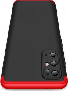 GKK GKK 360 Protection Case etui na całą obudowę przód + tył Samsung Galaxy S20 Plus czarno-czerwony 3