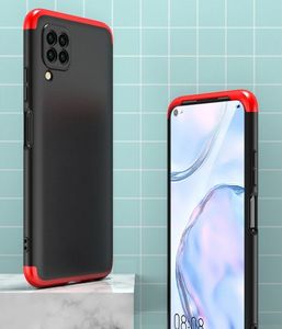 GKK GKK 360 Protection Case etui na całą obudowę przód + tył Huawei P40 Lite / Nova 7i / Nova 6 SE czarno-czerwony 2